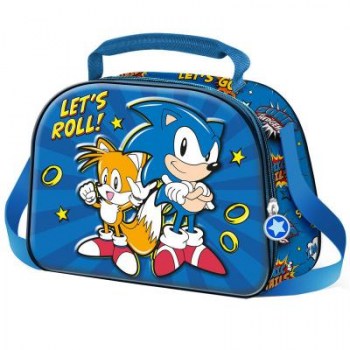 642Mochila 3D Lets Roll Sonic The Hedgehot 31cm